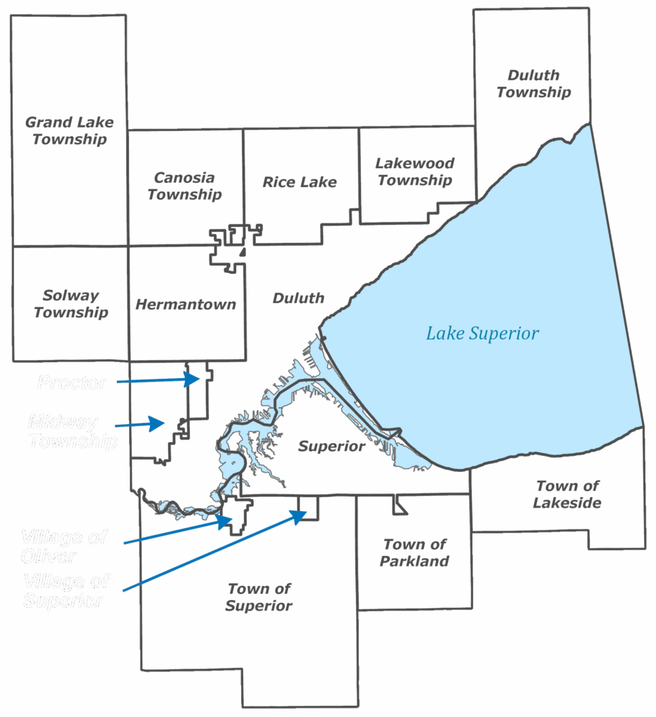 DSMIC area planning region map